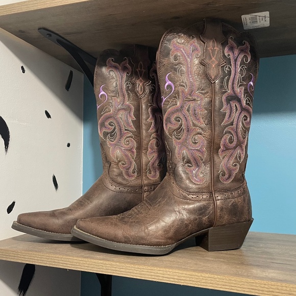 Justin Women’s Stampede Western Boot 7 - Picture 1 of 5